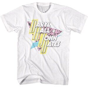 Hall and Oates Faces White T-Shirt